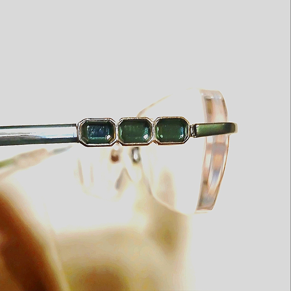 Daniel Swarowski Rimless Glasses Frames Only - image 6